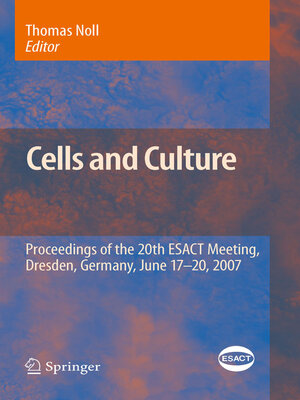 cover image of Cells and Culture
